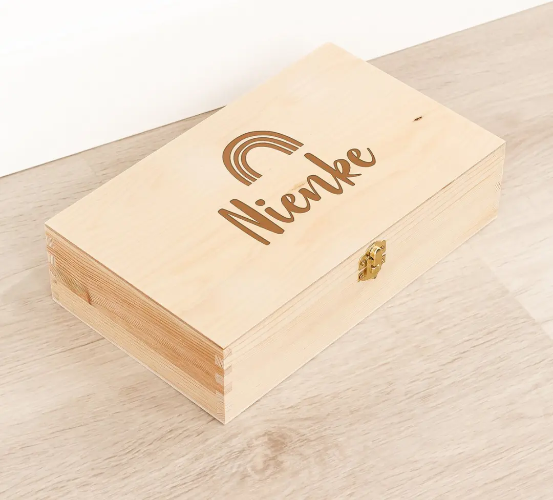 Houten kistje 'Nienke' Regenboog
