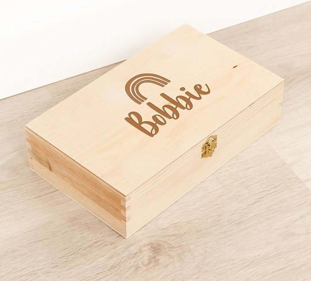 Houten kistje 'Bobbie' Regenboog