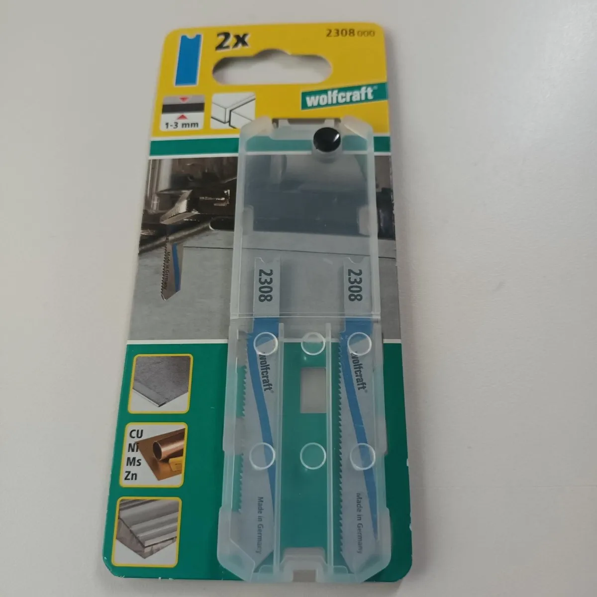 Wolfcraft Decoupeerzaagblad HSS U-schacht 2308000 - 2 Stuks