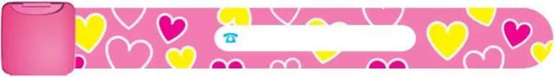 infoband roze hartjes