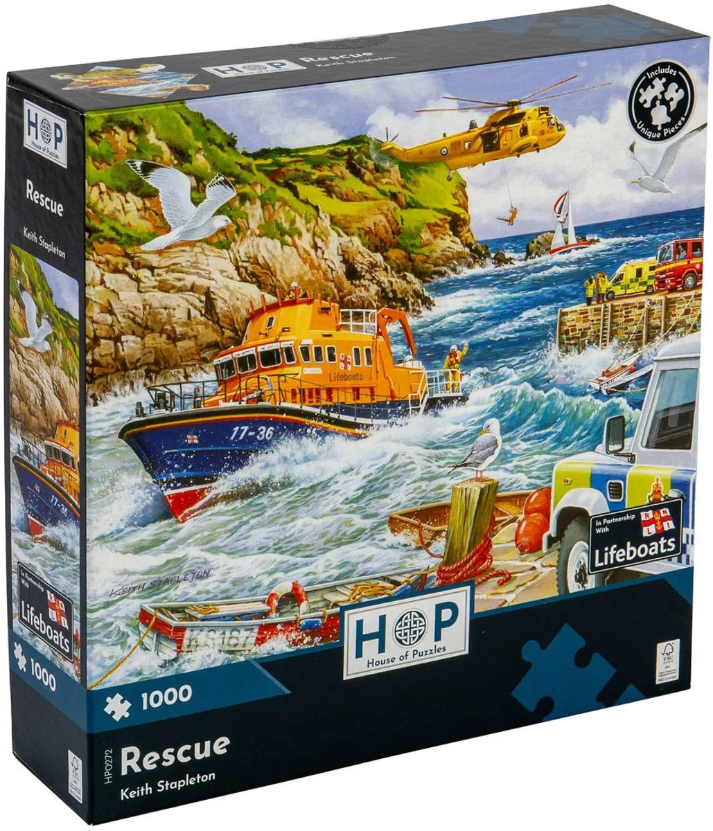 House Of Puzzles Rescue Puzzel HP0272 - 1000 Stukjes Multicolor