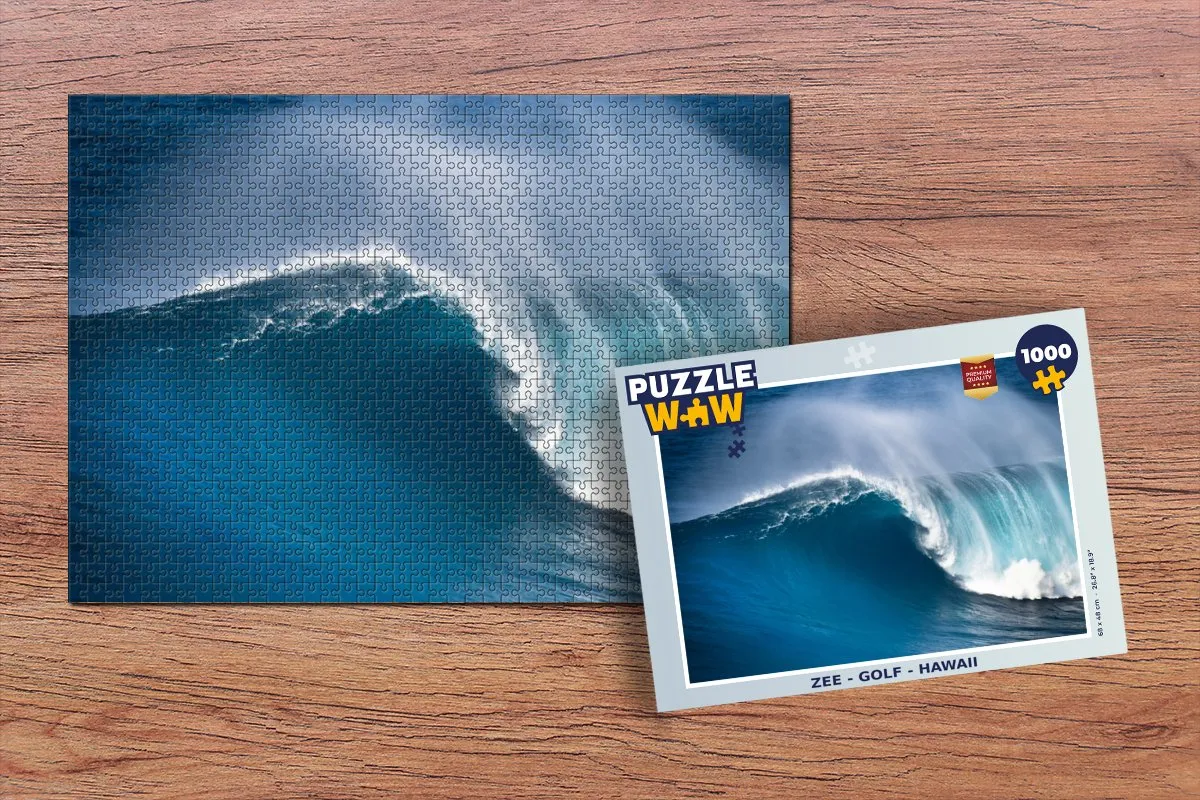 PuzzleWow Legpuzzel 1000 Stuks - Hawaii Golf Multicolor