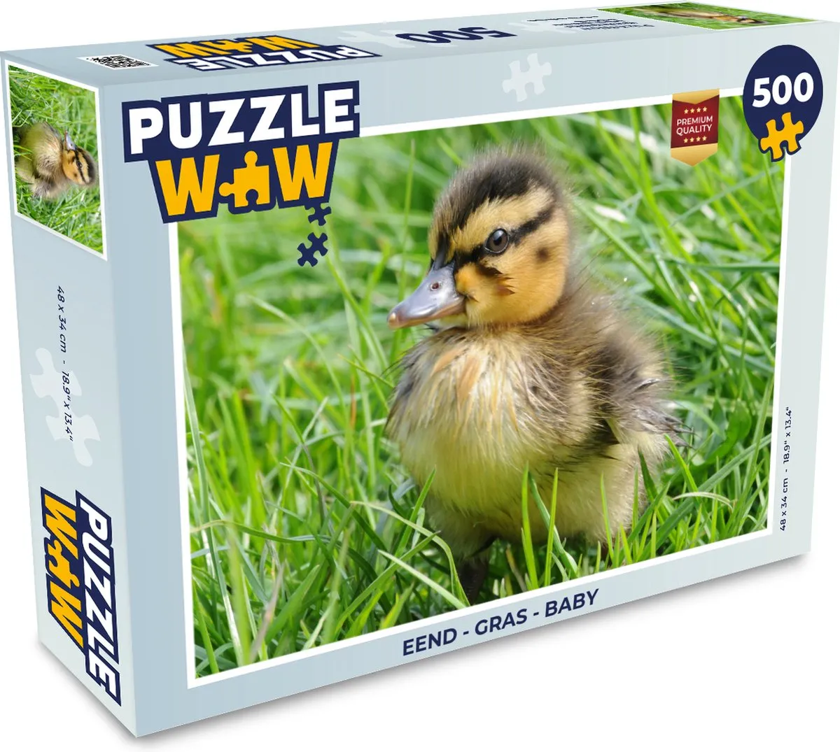 PuzzleWow Puzzel Eend Gras Legpuzzel 500 Stuks