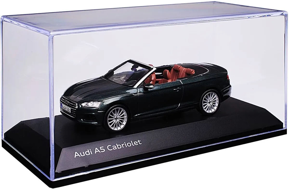 Audi A5 Cabriolet 1:43 Schaalmodel - Donkergroen - afbeelding 6 van 6