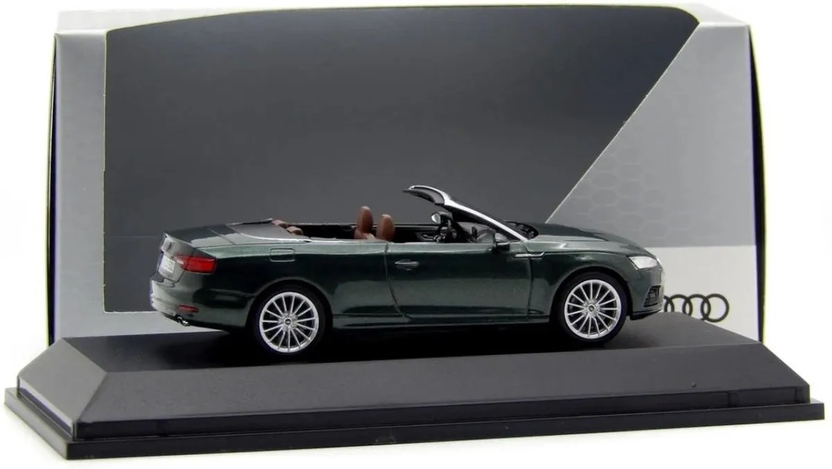 Audi A5 Cabriolet 1:43 Schaalmodel - Donkergroen