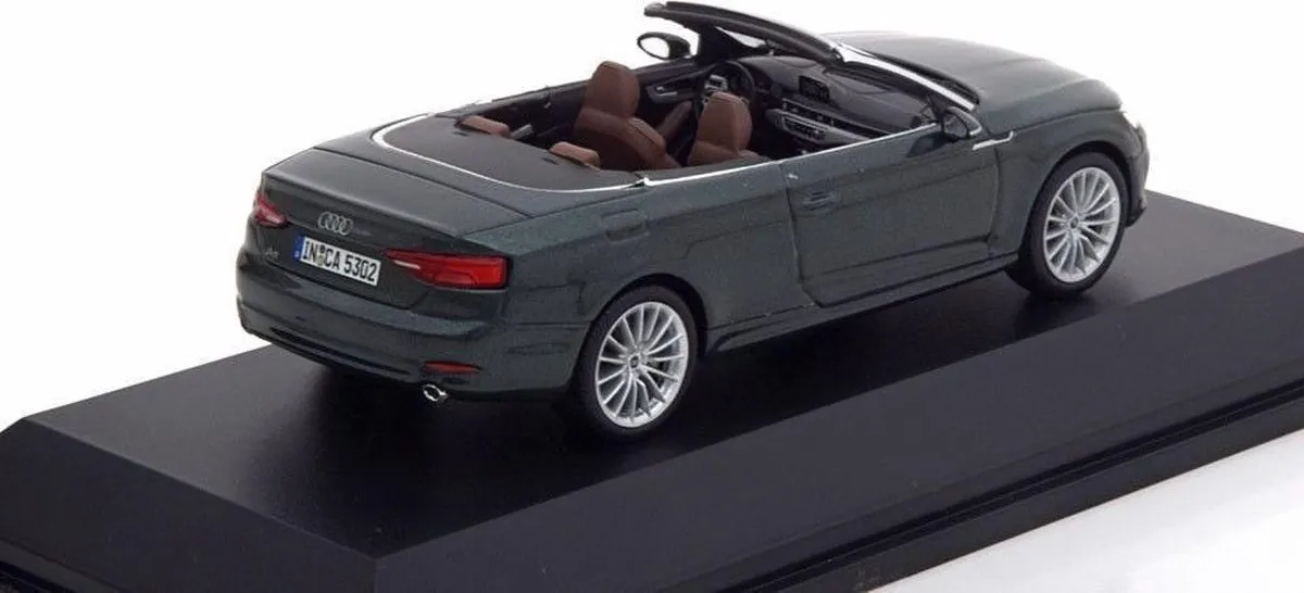 Audi A5 Cabriolet 1:43 Schaalmodel - Donkergroen