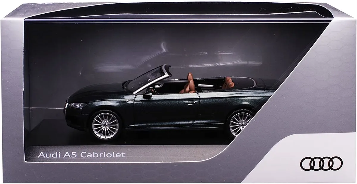 Audi A5 Cabriolet 1:43 Schaalmodel - Donkergroen