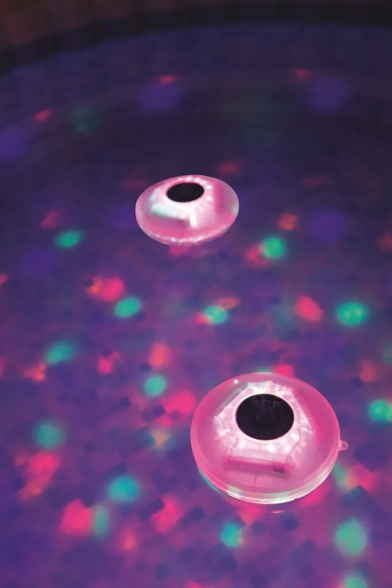 HBM Bestway Flowclear Drijvende LED Verlichting - Zwembad
