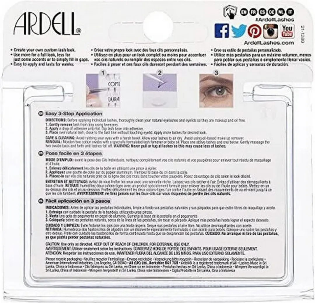 Ardell Duralash Naturals Medium Zwart - afbeelding 2 van 6