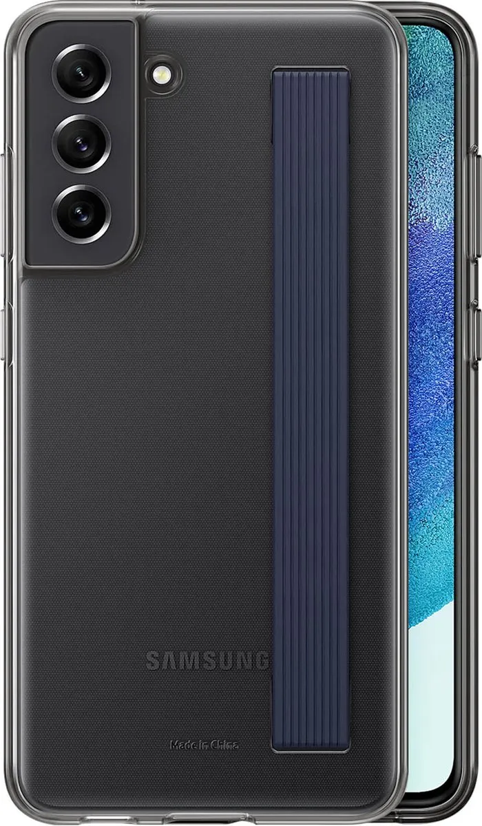 Samsung Slim Strap Hoesje EF-XG990CBEGWW - Galaxy S21 FE - Donkergrijs