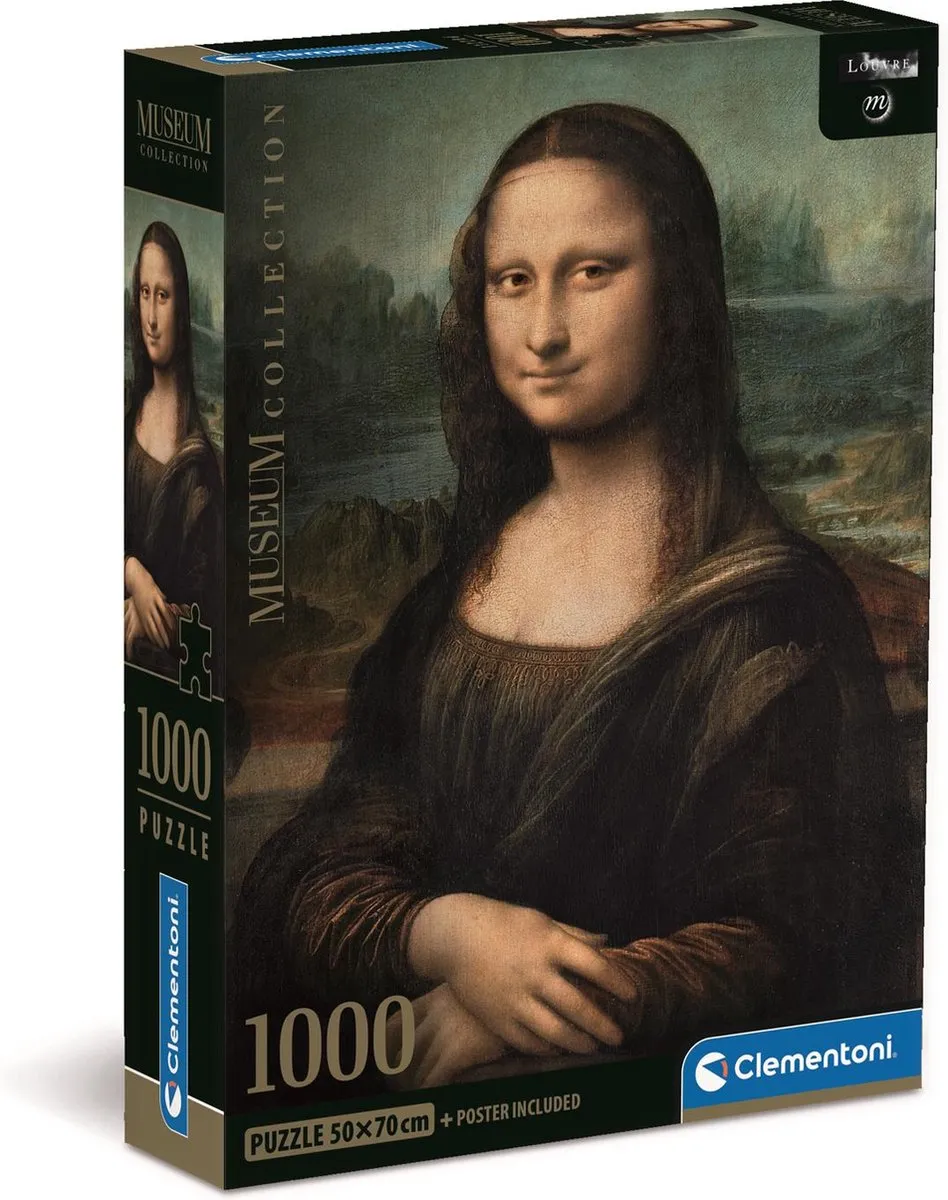 Clementoni Mona Lisa Puzzel 1000 Stukjes