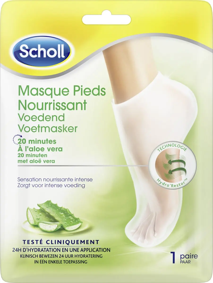 Scholl Expert Care Voetmasker Aloë Vera - afbeelding 2 van 6