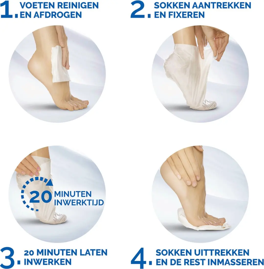 Scholl Expert Care Voetmasker Aloë Vera - afbeelding 4 van 6