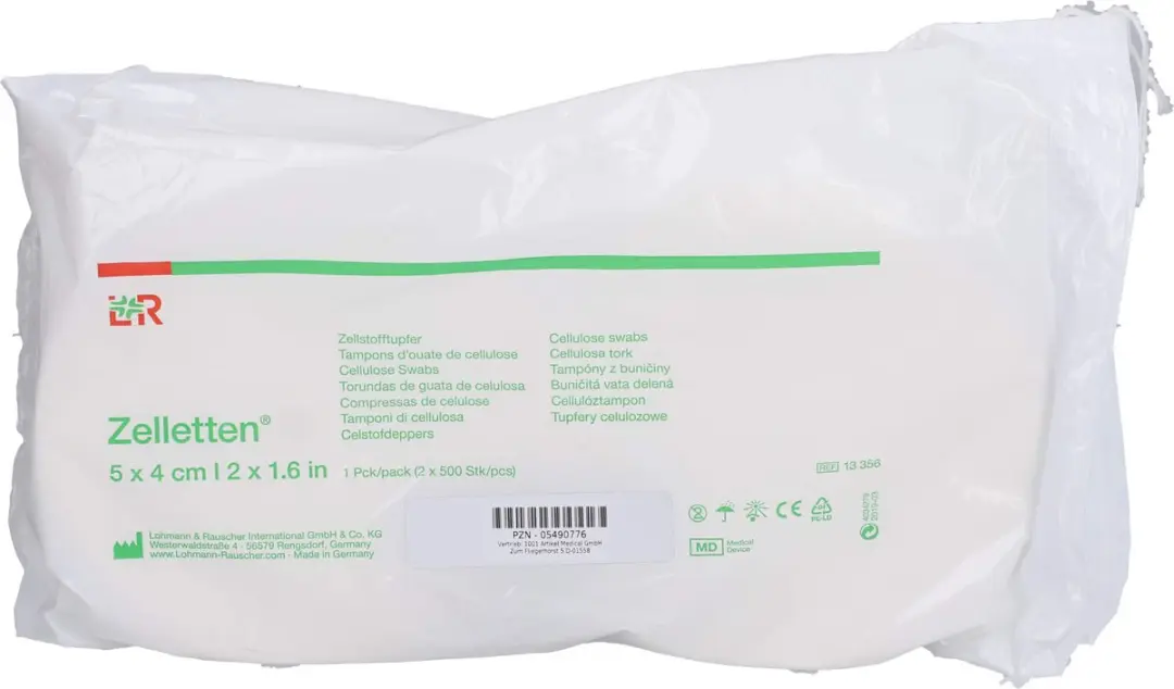 Lohmann & Rauscher Celstof Zelletten 5x4cm 1000 Stuks