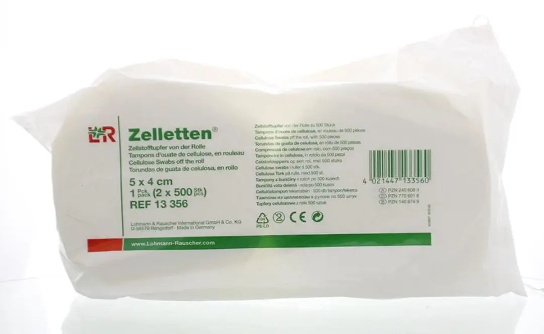 Lohmann & Rauscher Celstof Zelletten 5x4cm 1000 Stuks - afbeelding 3 van 5
