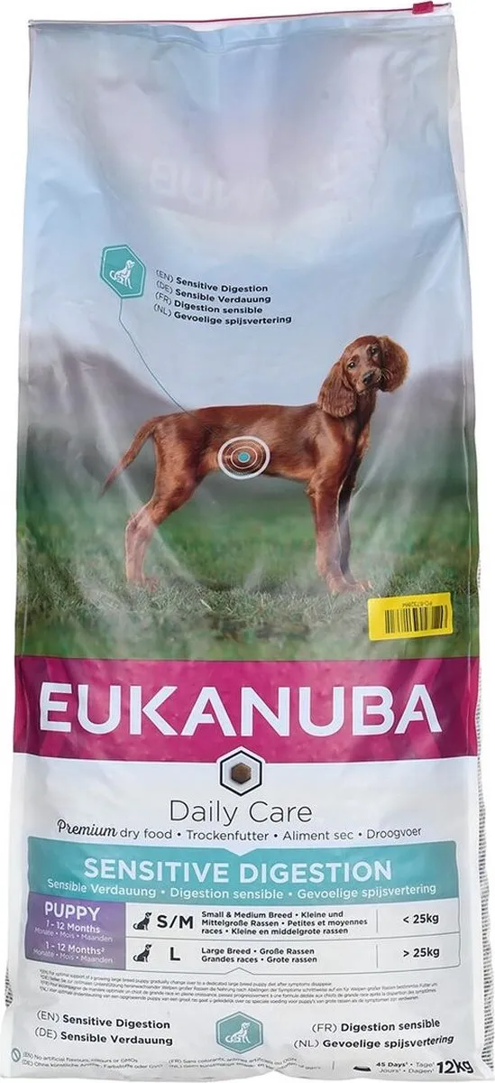 Eukanuba Puppy/Junior Kip Voer 12kg