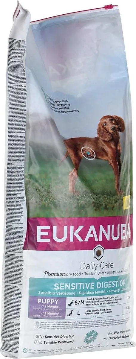 Eukanuba Puppy/Junior Kip Voer 12kg