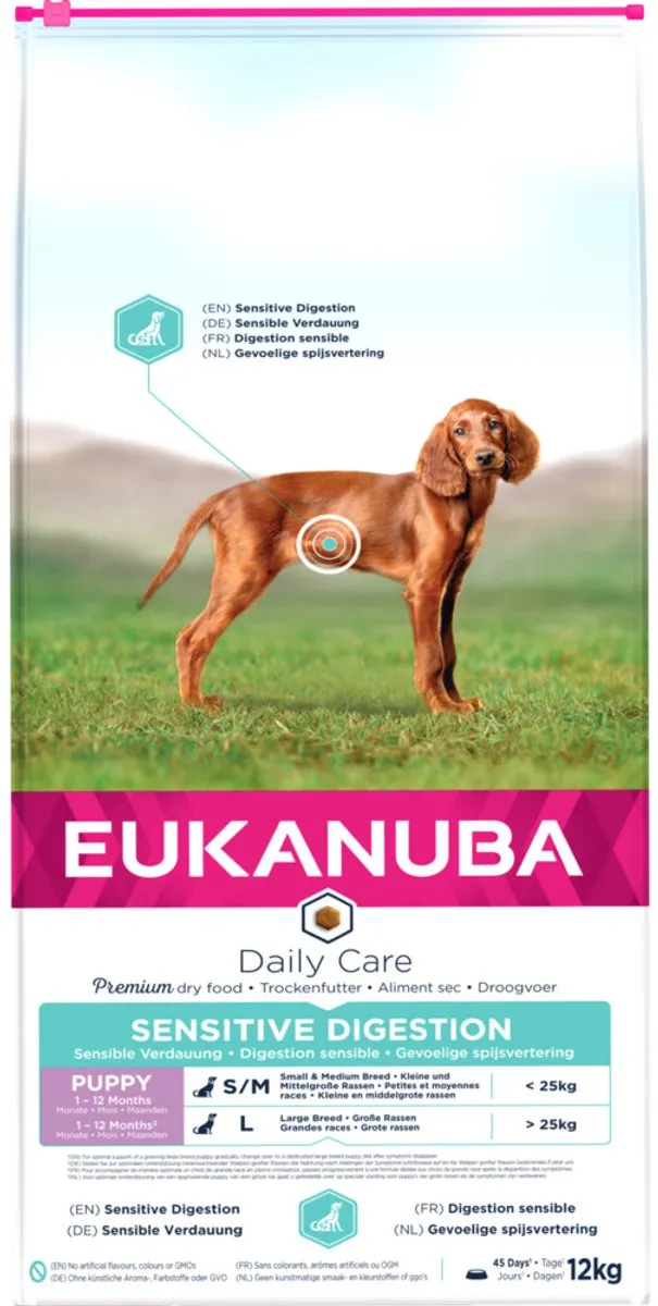 Eukanuba Puppy/Junior Kip Voer 12kg