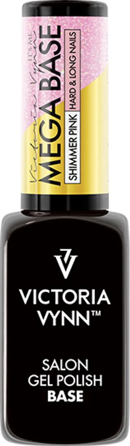 Rubber Mega Base Shimmer Pink 8 ml