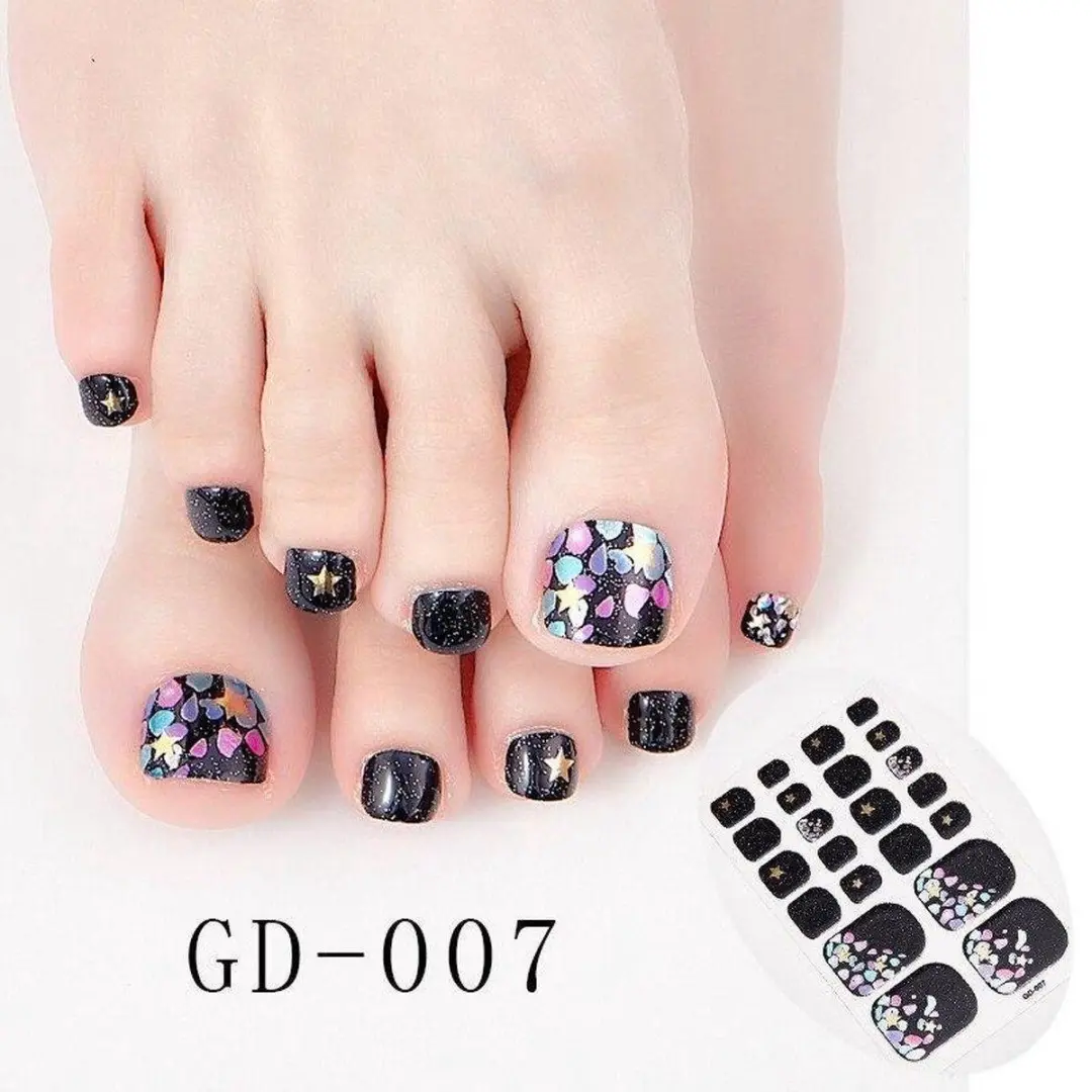 Prachtige Teen NagelStickers/ 1 vel , 22 tips/ Manicure Teen Nagel stickers, Fee