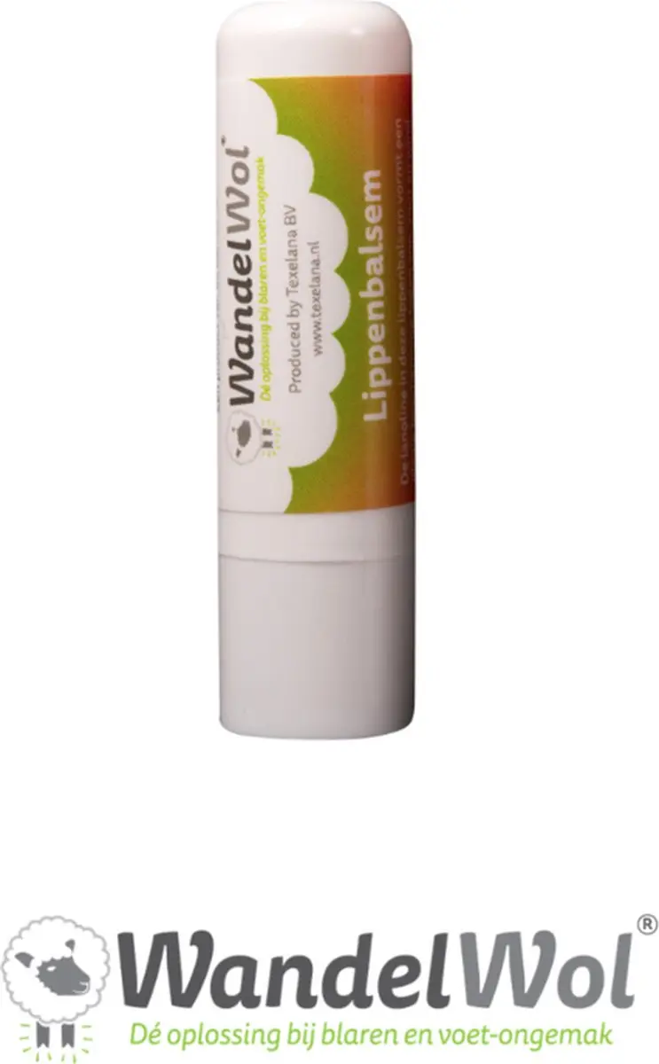 WandelWol Lipbalsem met lanolin 4,8 g - Rood - afbeelding 2 van 4
