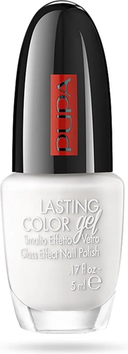 Pupa Milano Lasting Color Gel Nagellak White Heat 5ml - afbeelding 3 van 3