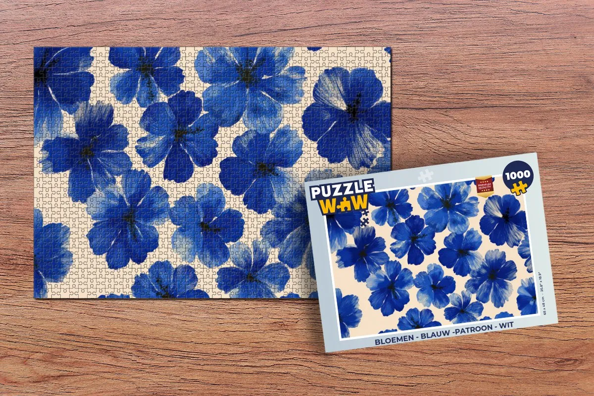 PuzzleWow Bloemen Legpuzzel 1000 Stuks - Multicolor