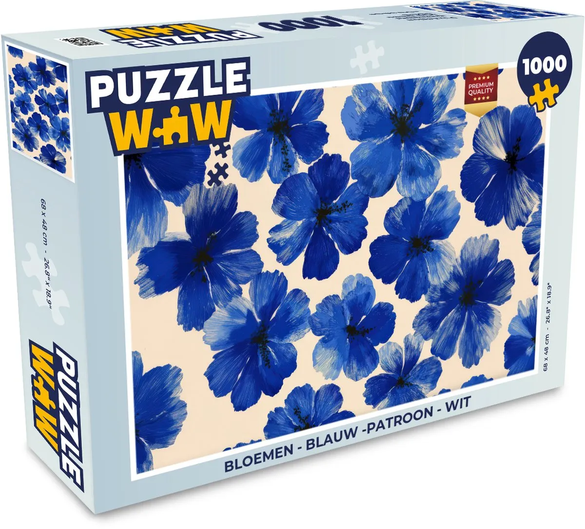 PuzzleWow Bloemen Legpuzzel 1000 Stuks
