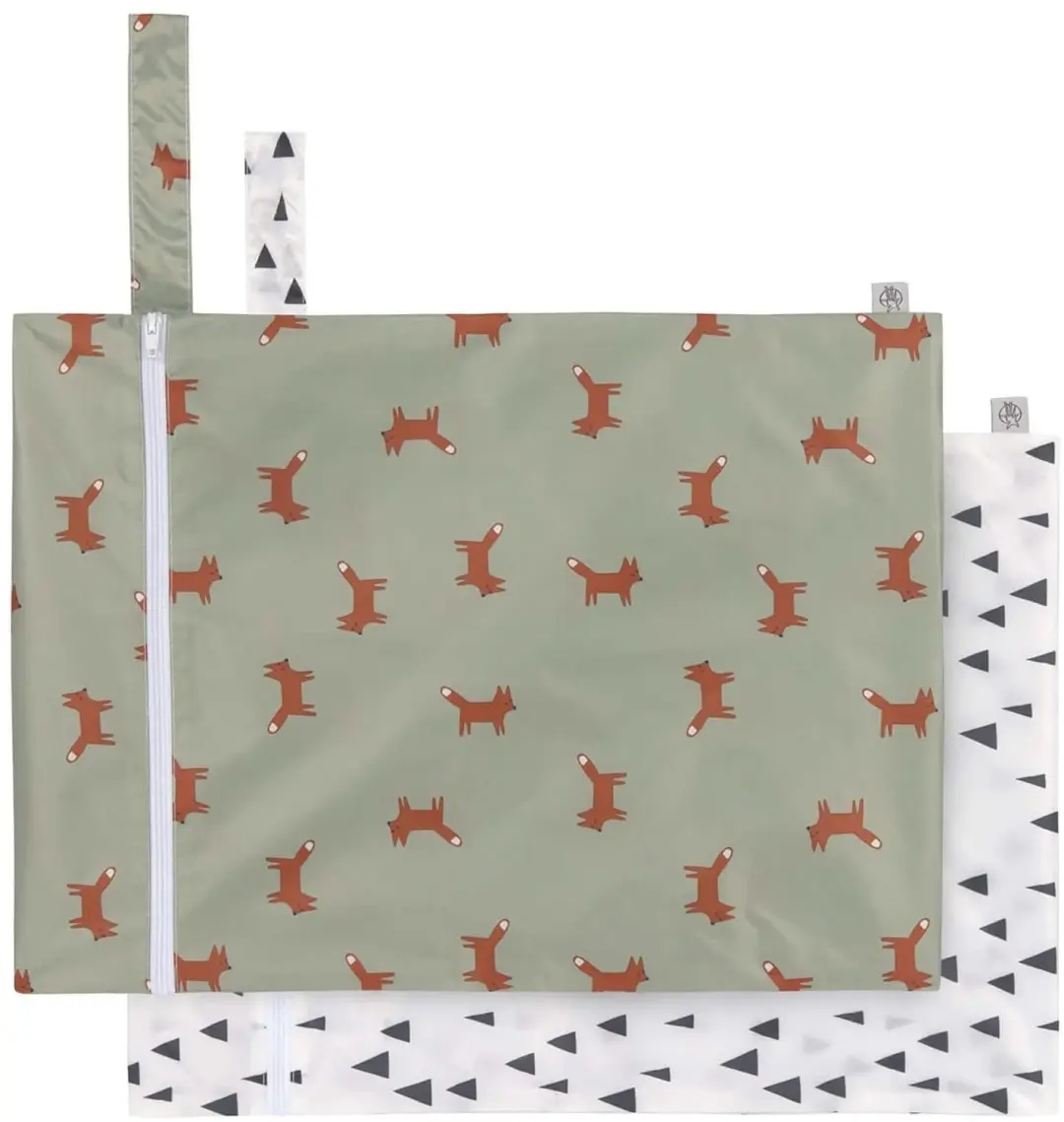 Lässig Herbruikbare natte tas Little Forest Fox 2 Stuks