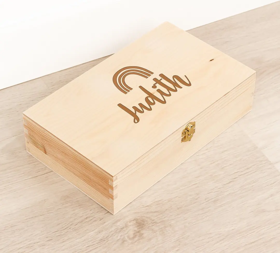 Houten kistje 'Judith' Regenboog