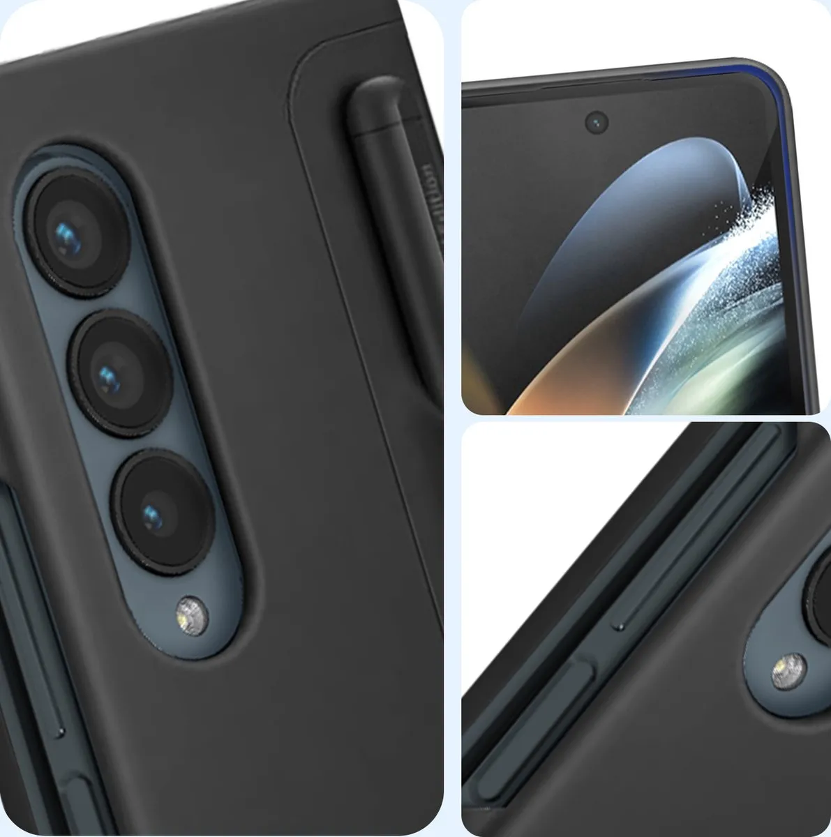 Samsung Standing Cover EF-OF93PCBEGWW - Zwart - afbeelding 6 van 6