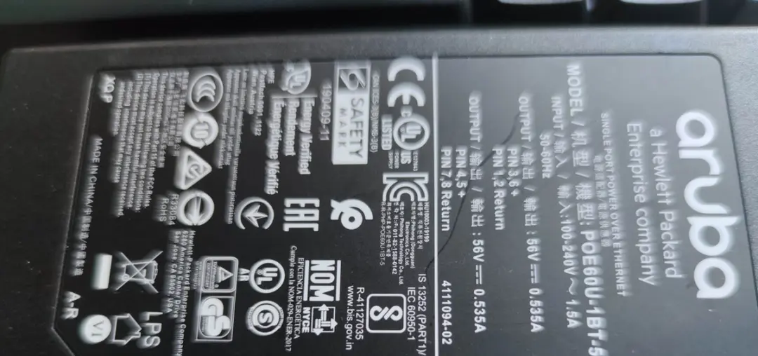AP-POE-BTSR 1P SR 802.3bt 60W Midspan