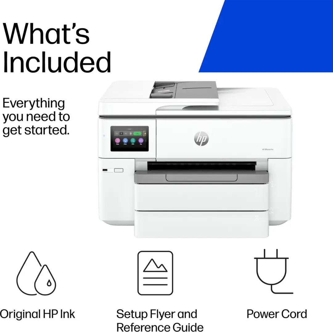 HP OfficeJet Pro 9730 C2WH0B All-in-One Printer - Grijs - afbeelding 3 van 6