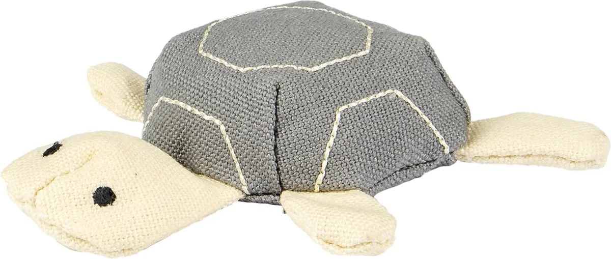 Flamingo Natural Fun Schildpad Kattenspeelgoed 11cm