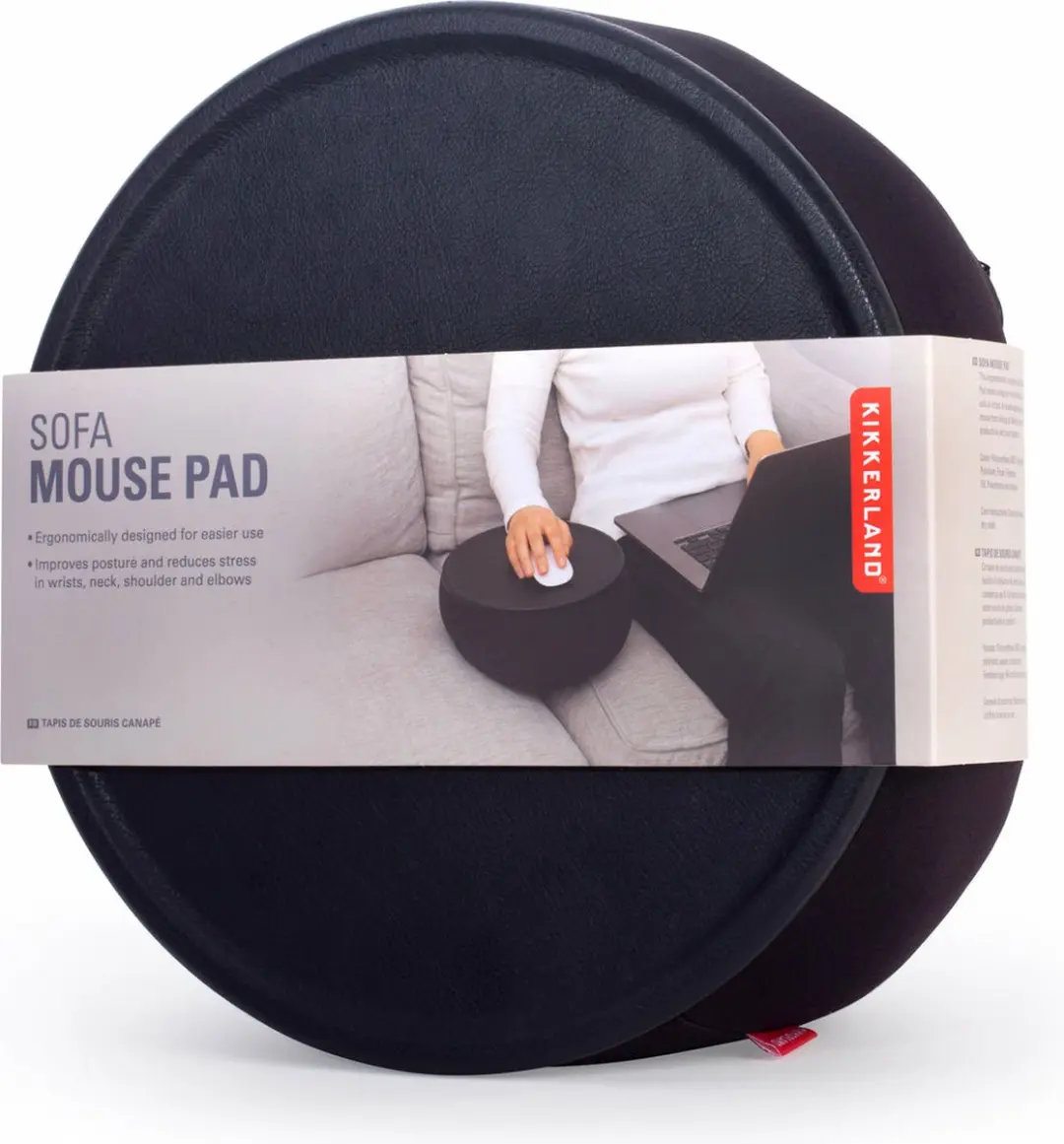 Kikkerland Sofa Mousepad Zwart - afbeelding 4 van 6