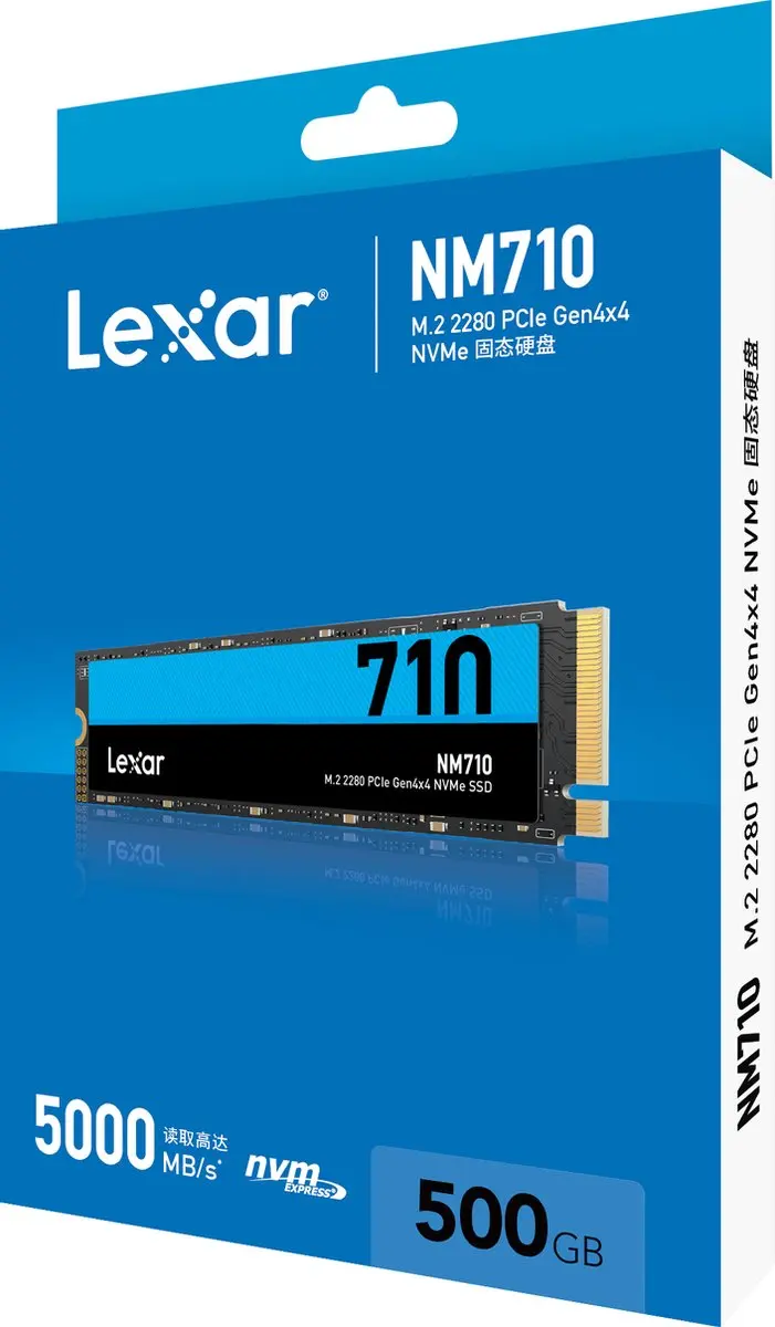 Lexar NM710 M.2 SSD 500GB - afbeelding 4 van 6