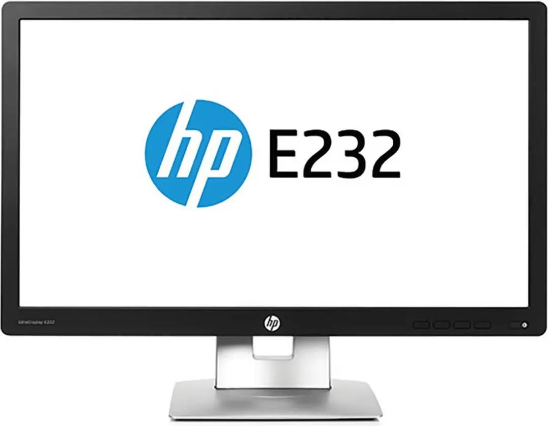 HP EliteDisplay E232 IPS 23" Zwart Full HD Matt
