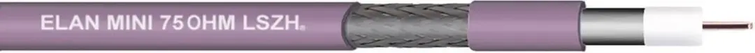 Elan 70I136 Coaxkabel RG179 Violet 25m