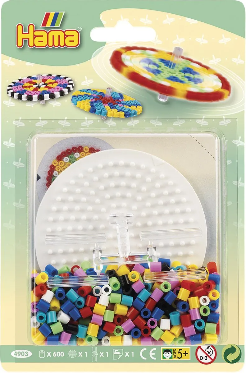 Hama Strijkkralen Tollen Set 600 Stuks