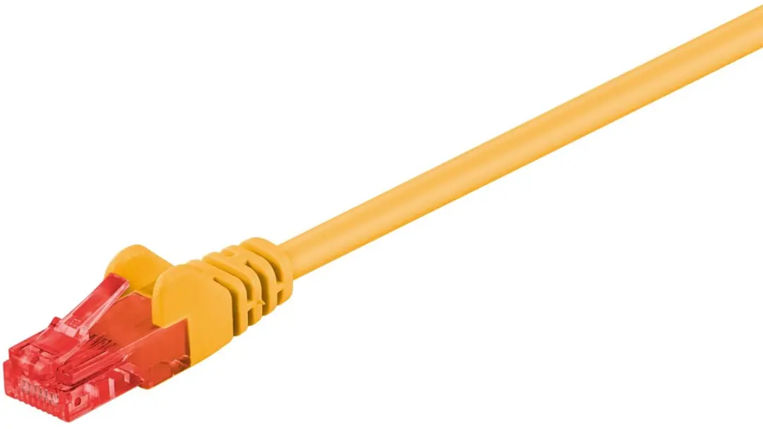 Wentronic CAT6 Netwerkkabel RJ45 Geel 10m