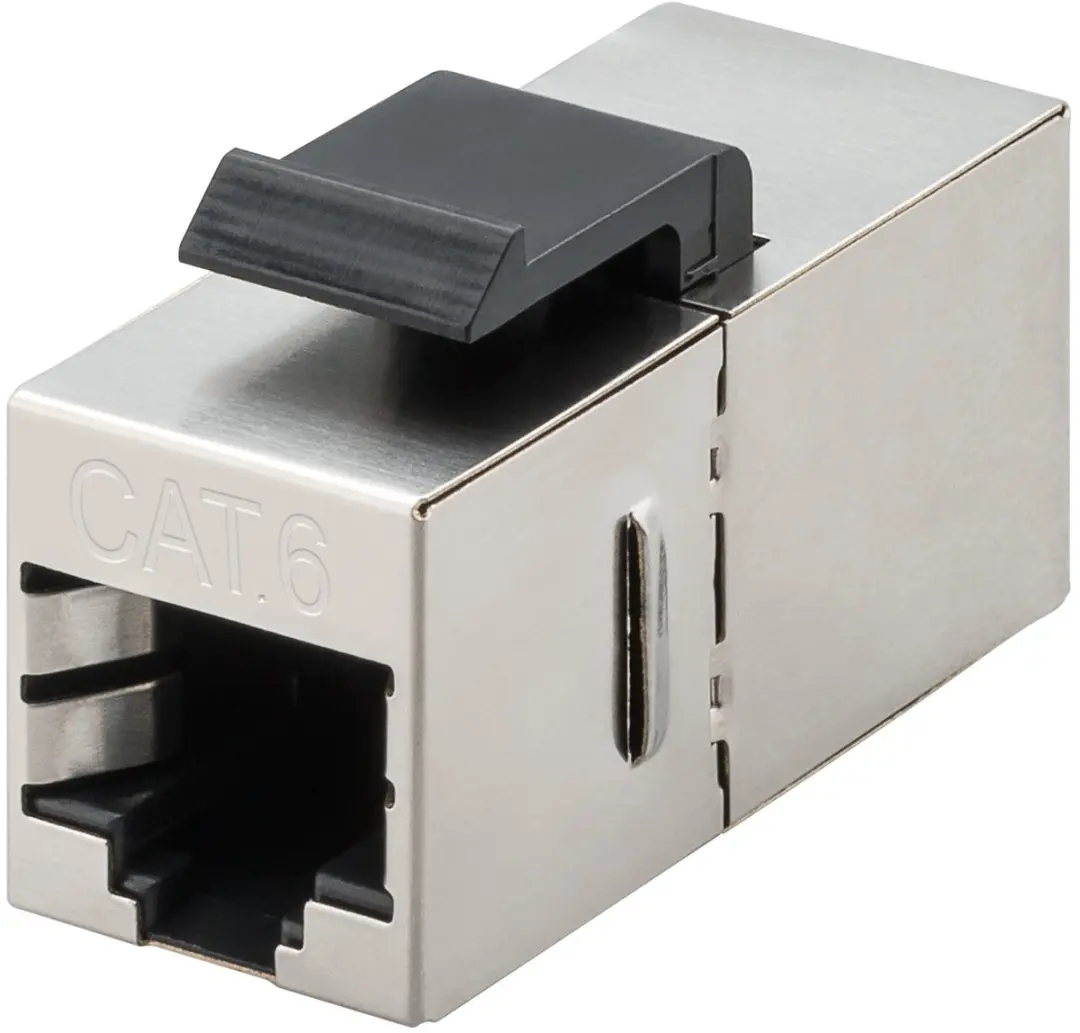 Goobay Keystone Jack CAT 6 STP Grijs