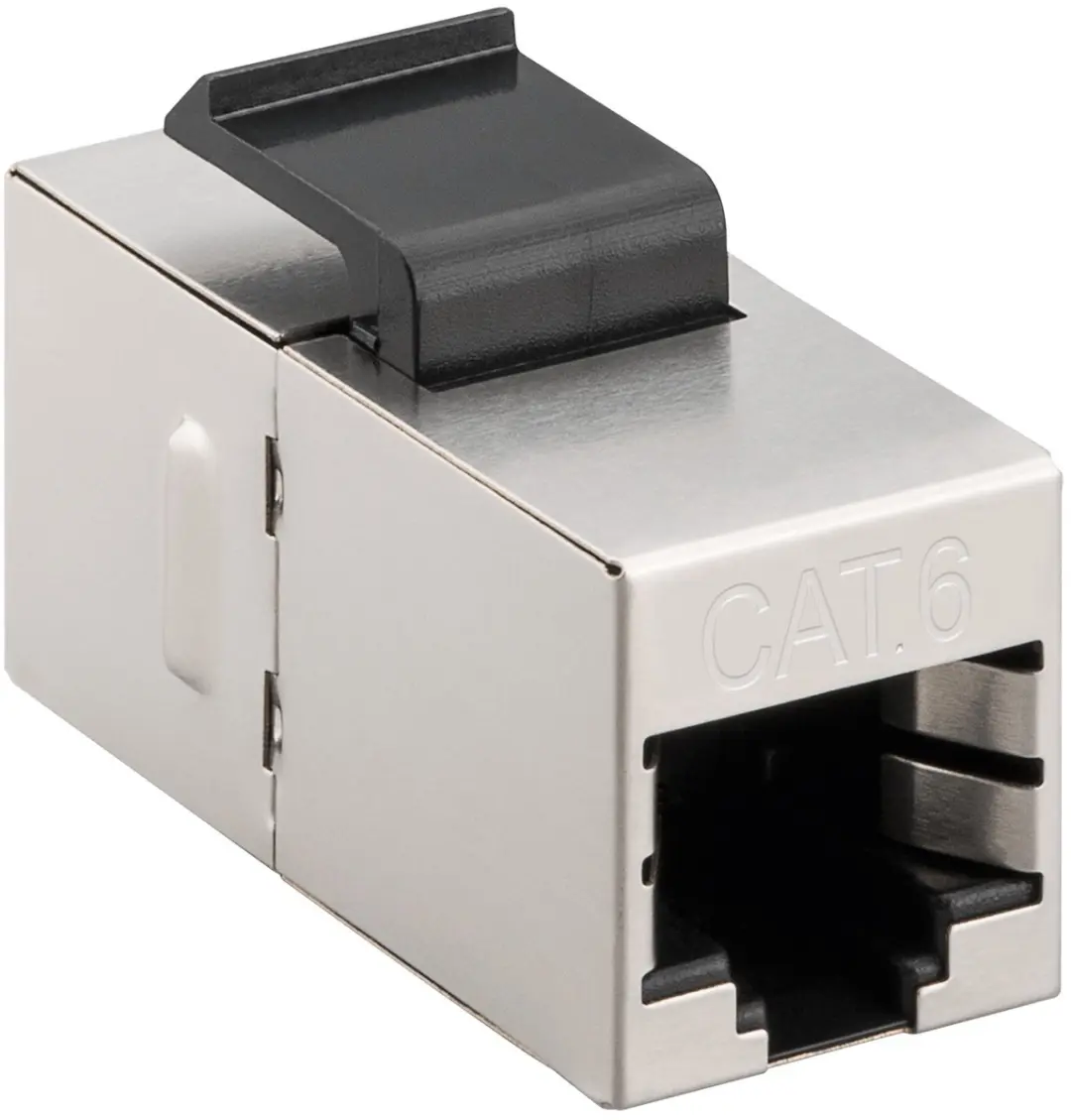 Goobay Keystone Jack CAT 6 STP Grijs - afbeelding 2 van 4