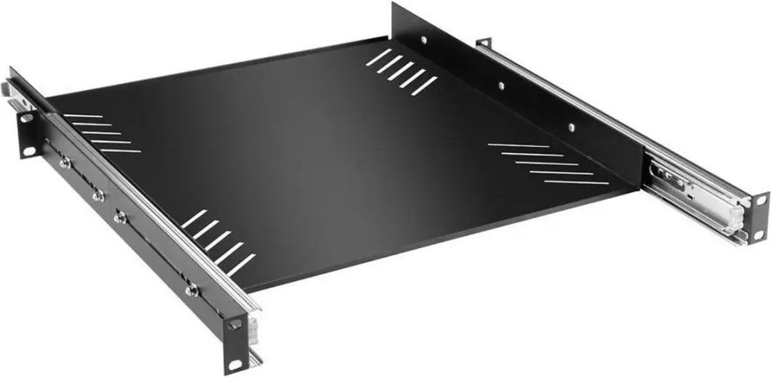 Adam Hall 87556 Rackplank 1 HE - Zwart - afbeelding 3 van 6