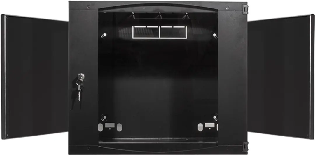 Logilink W06F64B 6U Wandkast 19" - Zwart - afbeelding 5 van 6
