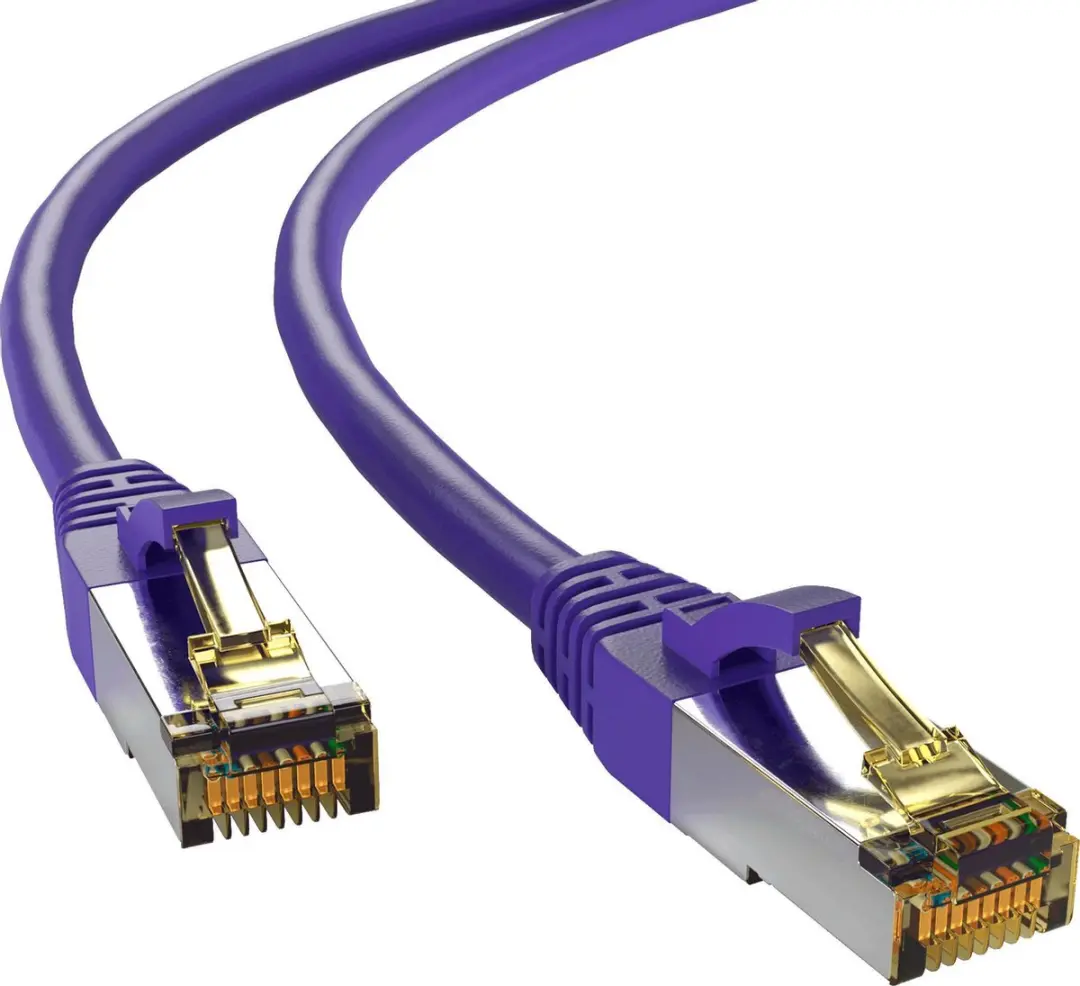 Logilink CQ301VS Netwerkkabel CAT6A S/FTP 0.25m Paars - afbeelding 6 van 6