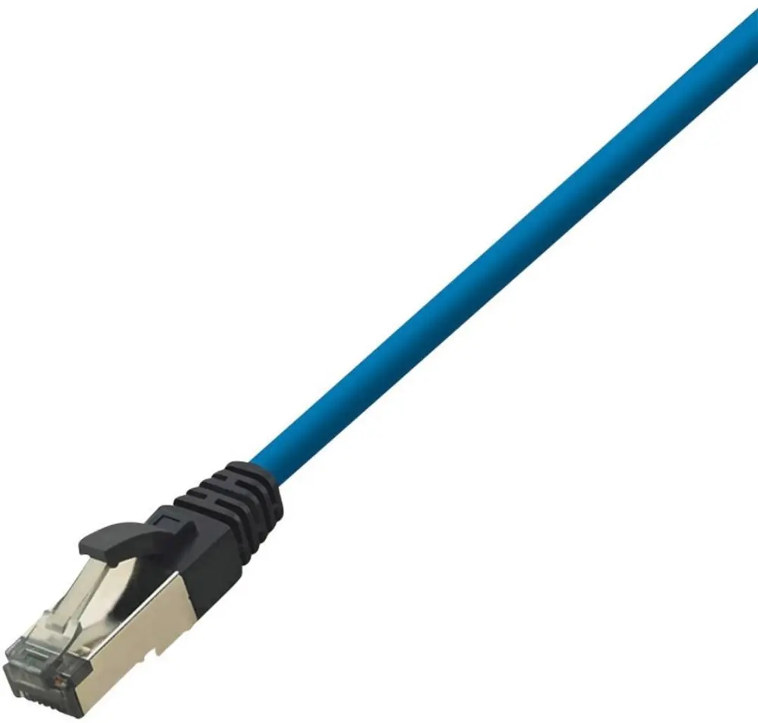 Logilink CAT8.1 S/FTP PiMF Netwerkkabel 1m Blauw