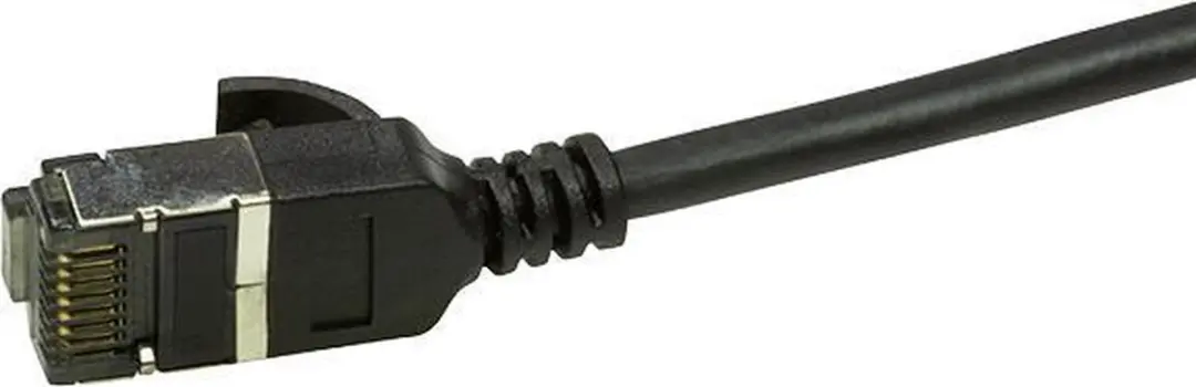 Logilink CAT6A U/FTP Netwerkkabel CQ9013S 0,3m - Zwart - afbeelding 3 van 6