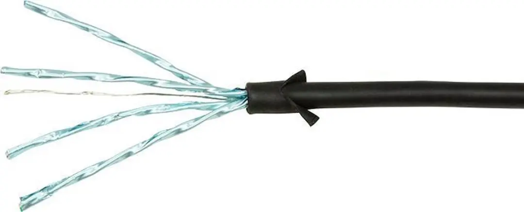 Logilink CAT6A U/FTP Netwerkkabel CQ9023S 0,5m - Zwart - afbeelding 5 van 6