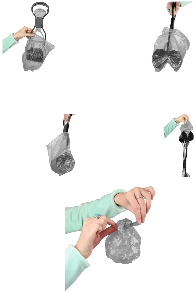 Flamingo Hondenverzorging Poepschepje Easy Scoop - Zwart - afbeelding 6 van 6