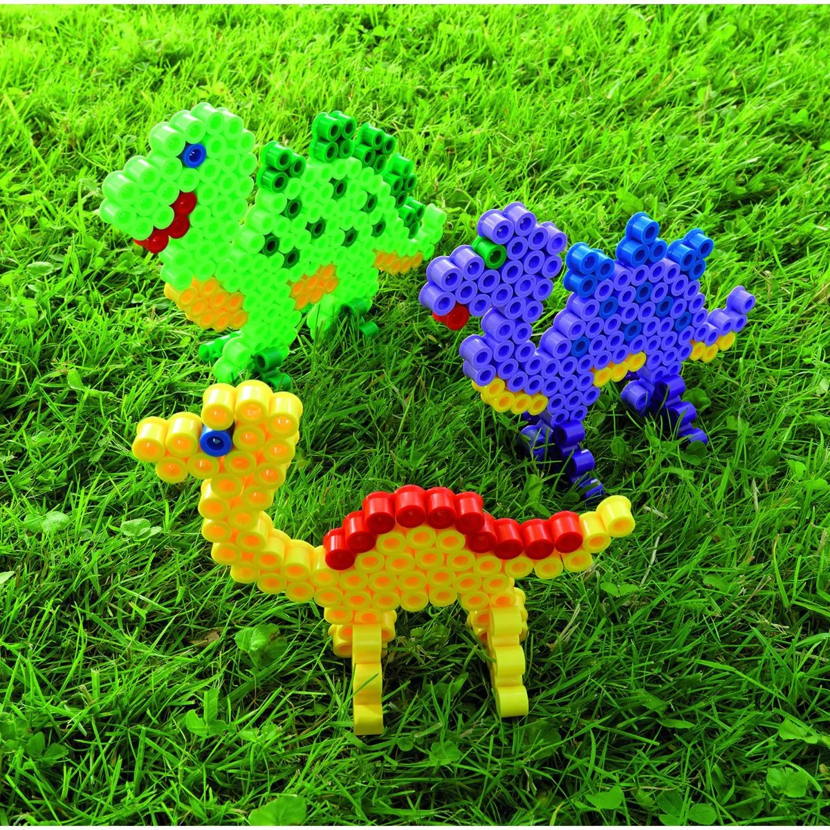 Hama Strijkkralen Maxi Dino’s 600 Stuks - 6 Kleuren